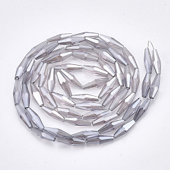 Electroplated Glass Beads Strands&nbsp;EGLA-S174-06H