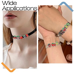 40Pcs 10 Styles Alloy Enamel Beads&nbsp;FIND-CJ0004-57