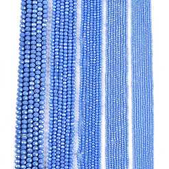 Electroplate Glass Beads Strands&nbsp;EGLA-A044-P6mm-A17