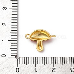 Brass Enamel Connector Charms&nbsp;KK-I276-14G-02