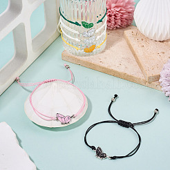 3 Sets 6Pcs 3 Styles Alloy Enamel Link Bracelets&nbsp;BJEW-TA0001-22