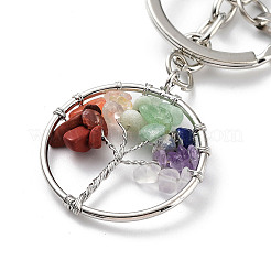 Natural Mixed Gemstone Keychain&nbsp;KEYC-M022-01A