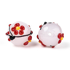 Handmade Lampwork Enamel Beads&nbsp;LAMP-T023-23K