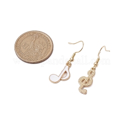 Alloy and Enamel Dangle Earrings for Woman&nbsp;EJEW-JE06019