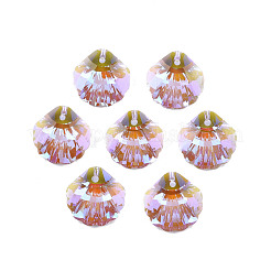 Electroplated Glass Pendants&nbsp;EGLA-N006-062