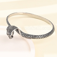 Retro 316 Surgical Stainless Steel Cuff Bangles&nbsp;BJEW-C142-13AS