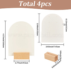 4 Bags Arch Shaped Acrylic Couple Earring Display Stands&nbsp;EDIS-SC0001-15A