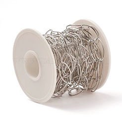 Tarnish Resistant 304 Stainless Steel Paperclip Chains&nbsp;CHS-O008-01P