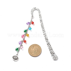 Tibetan Style Alloy Charms Bookmarks&nbsp;AJEW-JK00197