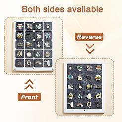 Acrylic with Felt Commemorative Coin Display Tray&nbsp;AJEW-WH0471-110A