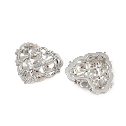 Brass Micro Pave Cubic Zirconia Pendants&nbsp;KK-H081-03P