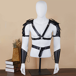 PU Leather with Iron Fencing Sheath&nbsp;AJEW-WH0415-59