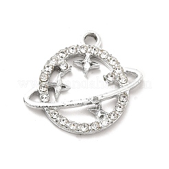 Alloy Rhinestone Pendants&nbsp;ALRI-C007-31P
