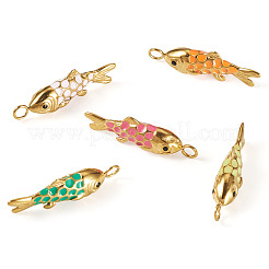 5Pcs 5 Colors 304 Stainless Steel Enamel Pendants&nbsp;STAS-TA0005-91