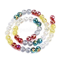 Transparent Glass Beads Strands&nbsp;GLAA-T023-31E