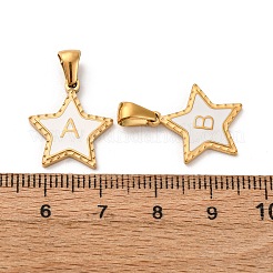 304 Stainless Steel Enamel Pendants&nbsp;STAS-I353-04G