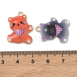 Alloy Enamel Pendants&nbsp;ENAM-P267-01G-M