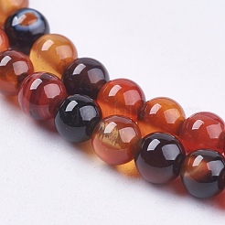 Natural Agate Bead Strands&nbsp;G-R173-4mm-05