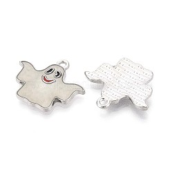 Halloween Theme Rack Plating Luminous Alloy Enamel Pendants&nbsp;ENAM-N056-238P