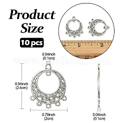 Tibetan Style Alloy Chandelier Components Links&nbsp;TIBE-YW0001-53