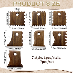 7Pcs Pine Wood Modeling Tools&nbsp;TOOL-BC0003-51B