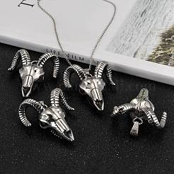 Cattle Skull 304 Stainless Steel Big Pendants&nbsp;STAS-M206-100AS