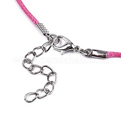 Waxed Cotton Cord Necklace Making&nbsp;LS-MAK-S034-010