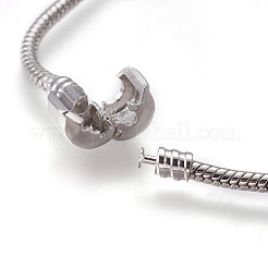 Brass European Style Bracelets Making&nbsp;PPJ004Y