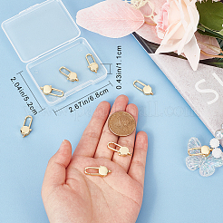 8Pcs Brass Lobster Claw Clasps&nbsp;KK-CN0002-38