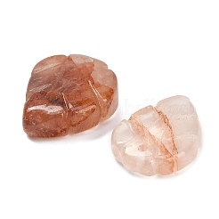 Natural Hematoid Quartz/Ferruginous Quartz Carved Pendants&nbsp;G-G300-01A