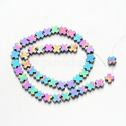 Electroplate Non-magnetic Synthetic Hematite Bead Strands&nbsp;G-F300-51-02
