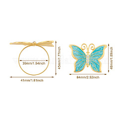 Butterfly Zinc Alloy Napkin Rings&nbsp;X1-EL-TAC0001-10B