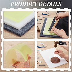 1Pc Polyurethane Sheets & 1Pc Plastic Sheets & 1Pc Felt Fabric&nbsp;DIY-BC0014-38