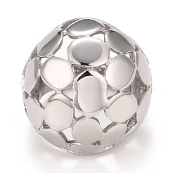 Non-Tarnish 304 Stainless Steel Hollow Chunky Ring for Men Women&nbsp;RJEW-B040-18P