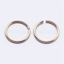 925 Sterling Silver Open Jump Rings&nbsp;LS-STER-F036-02RG-0.9x7mm