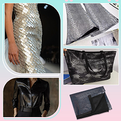 Snake Skin Pattern Polyester Fabric&nbsp;AJEW-PH0009-11B