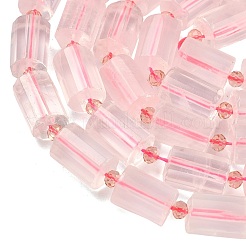 Natural Rose Quartz Beads Strands&nbsp;G-G453-E12-10x14mm
