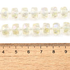 Transparent Electroplate Glass Beads Strands&nbsp;EGLA-P062-01A-01