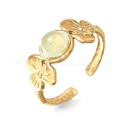 304 Stainless Steel Cuff Open Rings for Women&nbsp;GG-CBAE295-01G-09