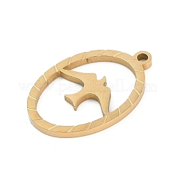 304 Stainless Steel Pendants&nbsp;STAS-I325-128G