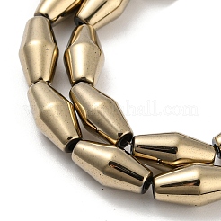 Electroplated Synthetic Non-magnetic Hematite Beads Strands&nbsp;G-Z032-B02-02G