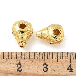 Brass Micro Pave Deep Pink Cubic Zirconia 3 Hole Guru Beads&nbsp;ZIRC-F141-05G