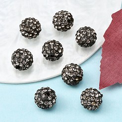 Polymer Clay Rhinestone Beads&nbsp;RB-C1438-10mm-A12