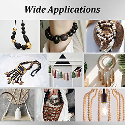 224Pcs 8 Styles Natural Wooden Beads&nbsp;WOOD-PH0003-41