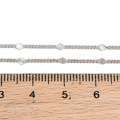 Brass Disc Twisted Chain Necklaces&nbsp;NJEW-A042-09P