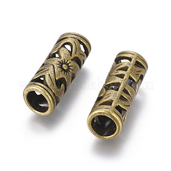 Tibetan Style Hollow Tube Beads&nbsp;MLF10482Y-NF