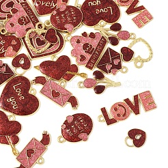 28Pcs 14 Styles Alloy Pendants&nbsp;ENAM-FS0002-84