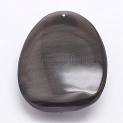 Natural Ice Rainbow Obsidian Carven Pendants&nbsp;G-A169-025