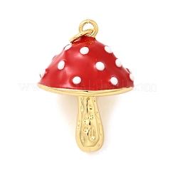 Brass Enamel Pendants&nbsp;KK-A266-48G