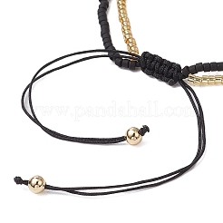 Shell Bead & Glass Seed Braided Bead Bracelets&nbsp;BJEW-MZ00138-02